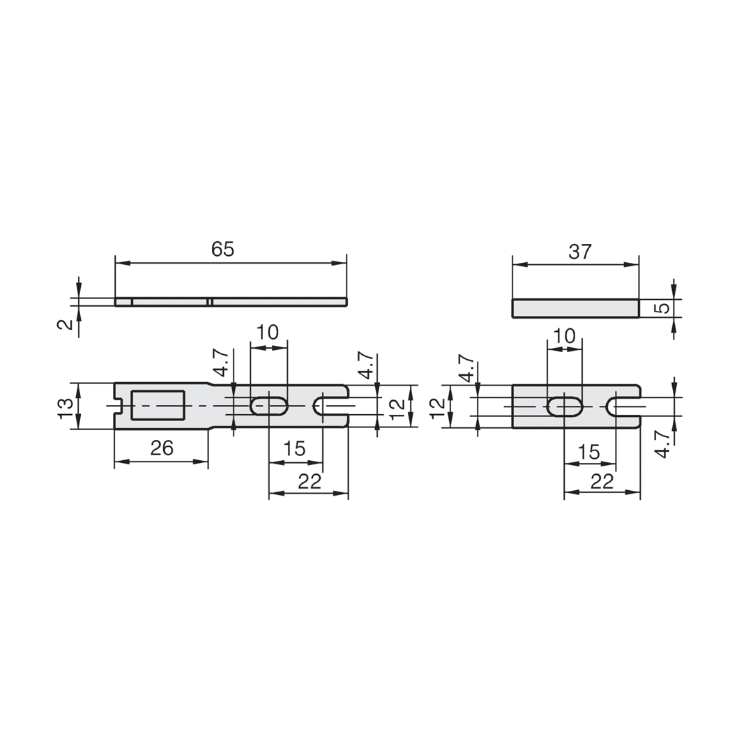 LJS-Z11 | Tongued key LJS-Z11 | Tongued key